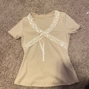 Lace,y2k top
